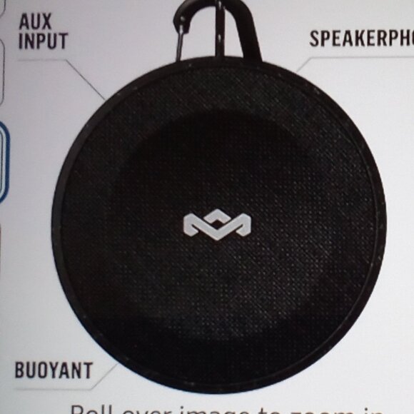 BOB MARLEY WIRELESS BLUETOOTH SPEAKER NO BOUNDS BLACK Model # EM-JA015-SBC - Picture 14 of 16